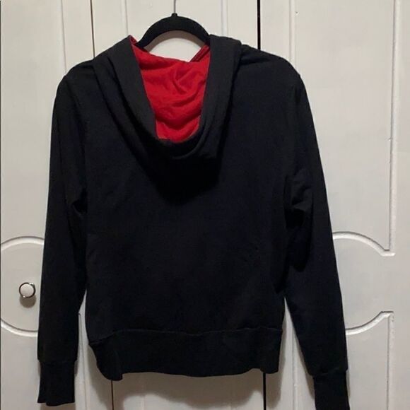 COOGI Black zippered hoodie sweatshirt/ sweater L - Picture 6 of 13